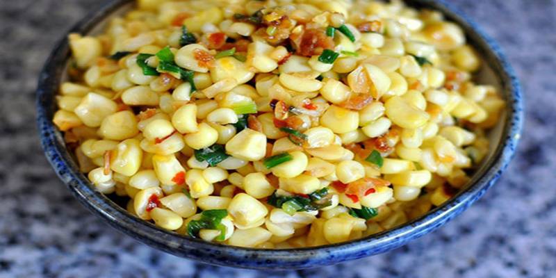 Cách làm món bắp xào cho bé, cách làm món bắp xào ngũ sắc hấp dẫn cho bé