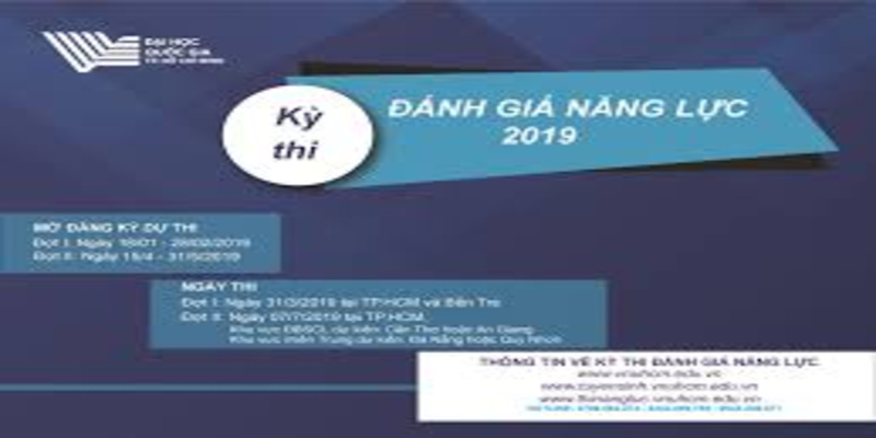 Đề thi đánh giá năng lực 2019